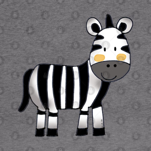 cute zebra cartoon by cartoonygifts
